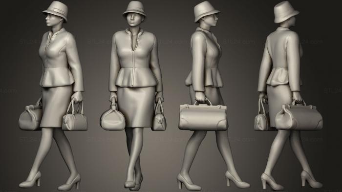 Figurines of people (staff passengers04, STKH_0182) 3D models for cnc